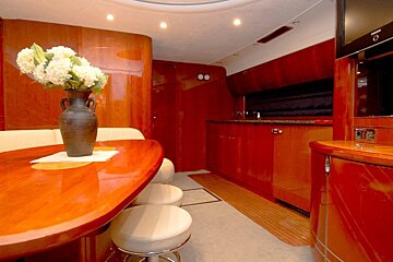 Princess V58' 18.1m Motor Yacht, Mallorca Island saloon