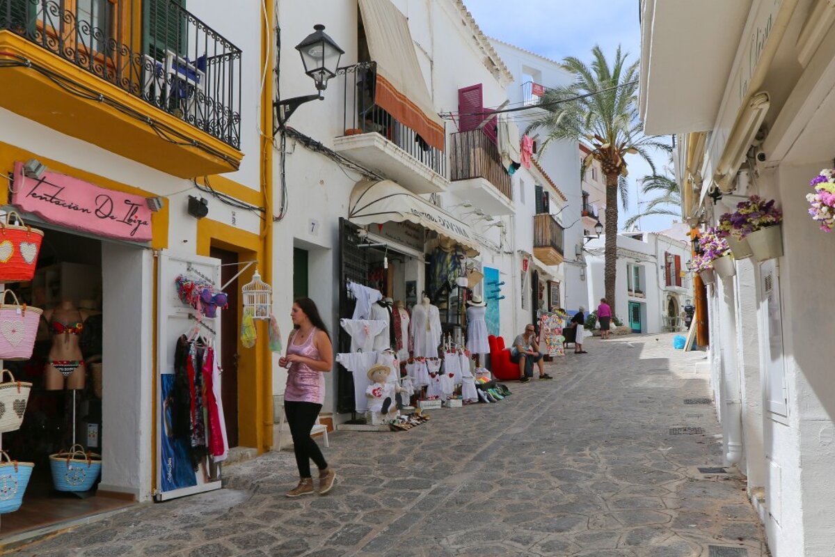 The boutiques & gift shops of Dalt Vila Ibiza