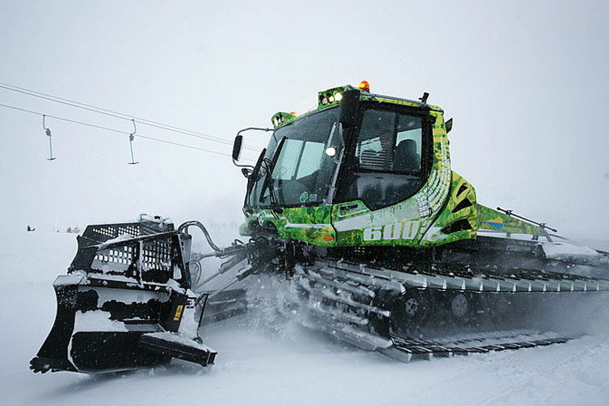 Eco Friendly Hybrid Piste Bashers in Courchevel