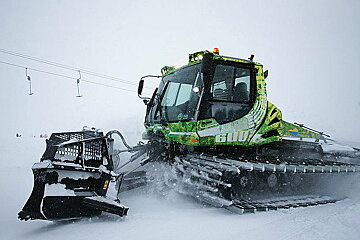 Eco Friendly Hybrid Piste Bashers in Courchevel