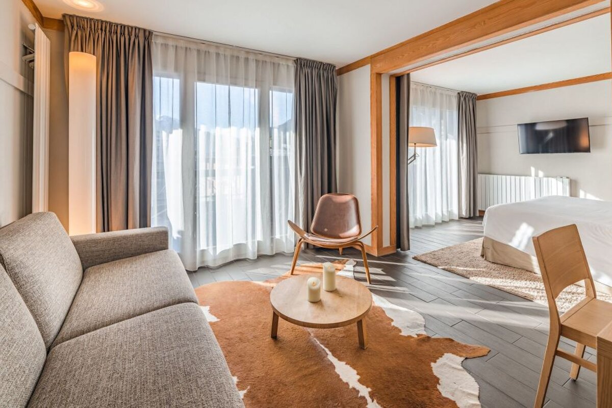 a picture of a hotel suite at Le Morgane Hotel, Chamonix