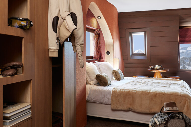 Les Dromonts Hotel, Avoriaz double bedroom