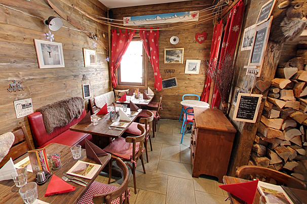 La Gourmandine Restaurant, Val d'Isere interior