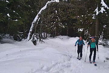 Ski touring in Les Houches