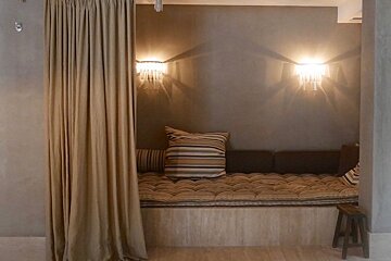 relaxation area at the cordee