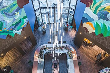 Le Refuge des Aiglons Hotel, Chamonix lobby