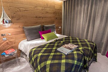 Pashmina Hotel, Val Thorens double bedroom