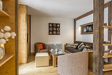 Santa Terra 110m2 9 person Apartment, Tignes - Les Brevieres living-room