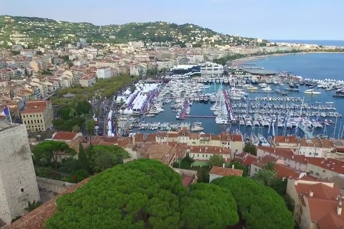 A View of Cannes from Above