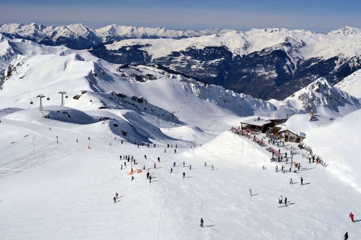 pistes in la plagne