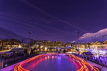 Ice skating gala alpe d'huez