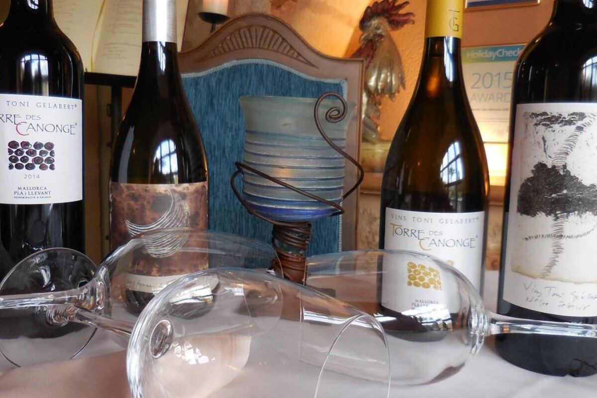 Son Amoixa Restaurant, Manacor wine selection