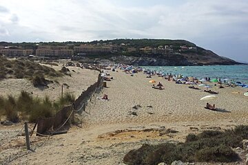 Cala Mesquida - Sand dunes and turquoise water