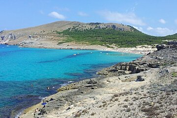 Cala Mesquida - Sand dunes and turquoise water