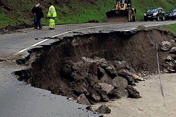 Landslides in Thonon & Taninges Over the Weekend After Heavy Rain