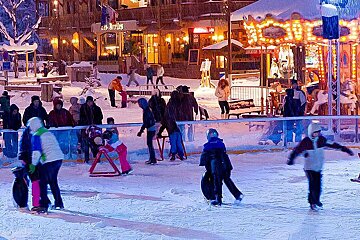 Outdoor Ice Rink at Parc des Dereches, Morzine