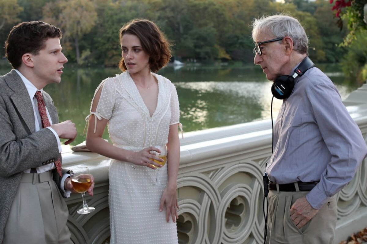 Kristen Stewart, Jesse Eisenberg & Woody Allen