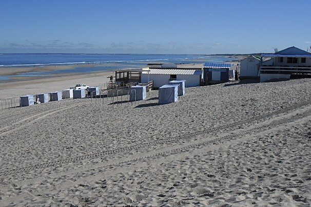 tents on the beach