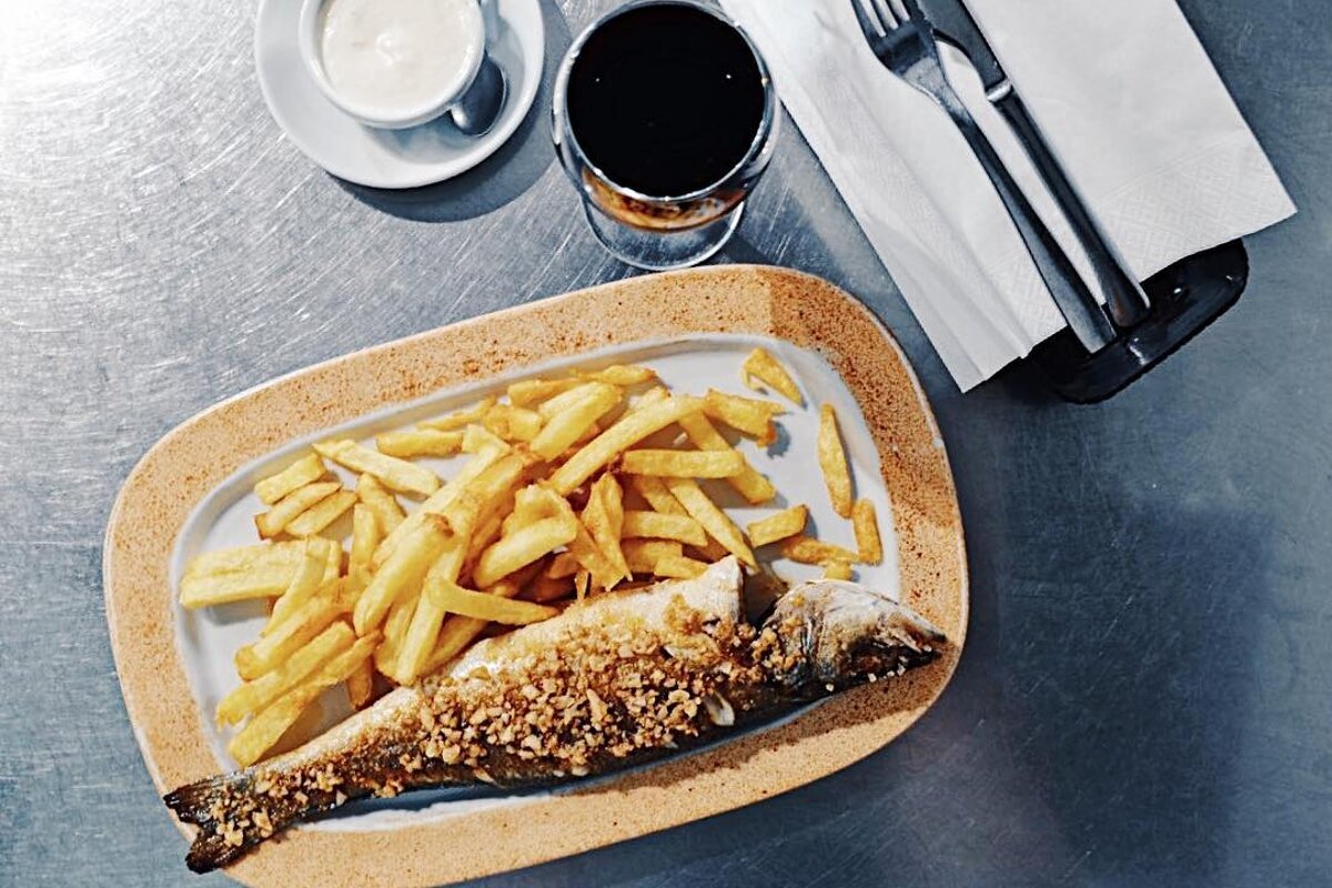 fish dish at Bar Dia