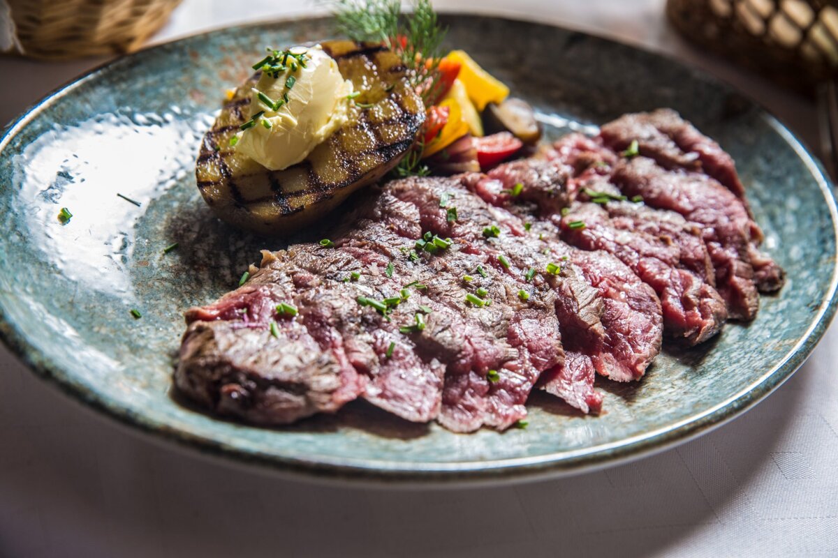 meat dish at Ca'n Costa Restaurant