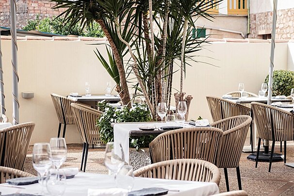 Terrace at Ca'n Boqueta Restaurant