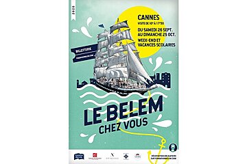 The Belem Tall Ship comes to Cannes in 2020, Cannes