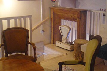 old chairs in a restaurant