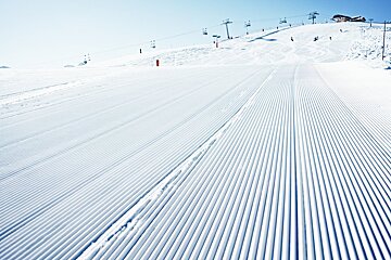 corduroy pistes in courchevel