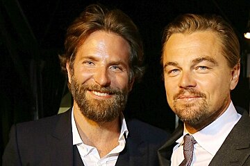 leonardo dicaprio & bradley cooper