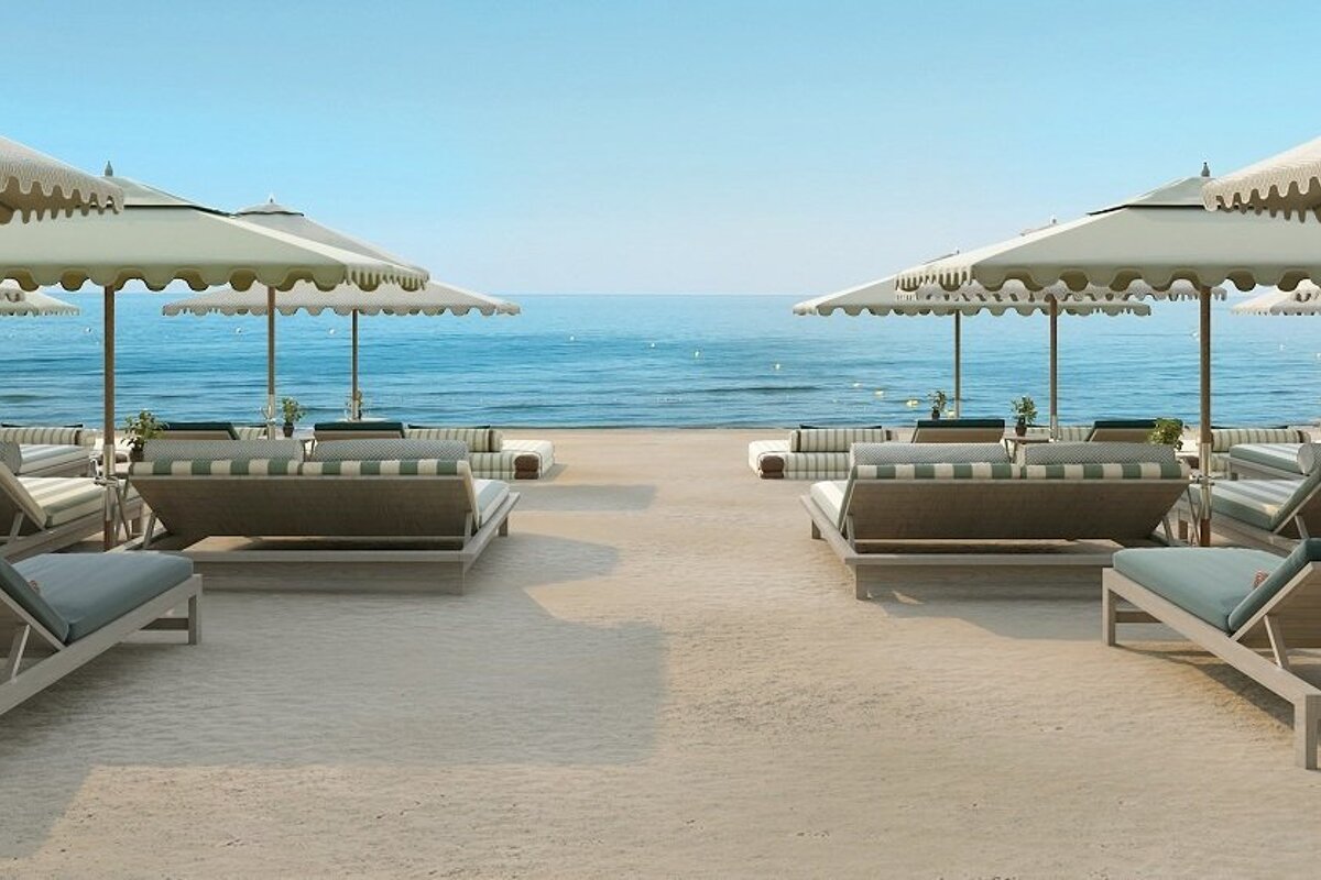 Jardin Tropezina Beach Club, Saint Tropez beach