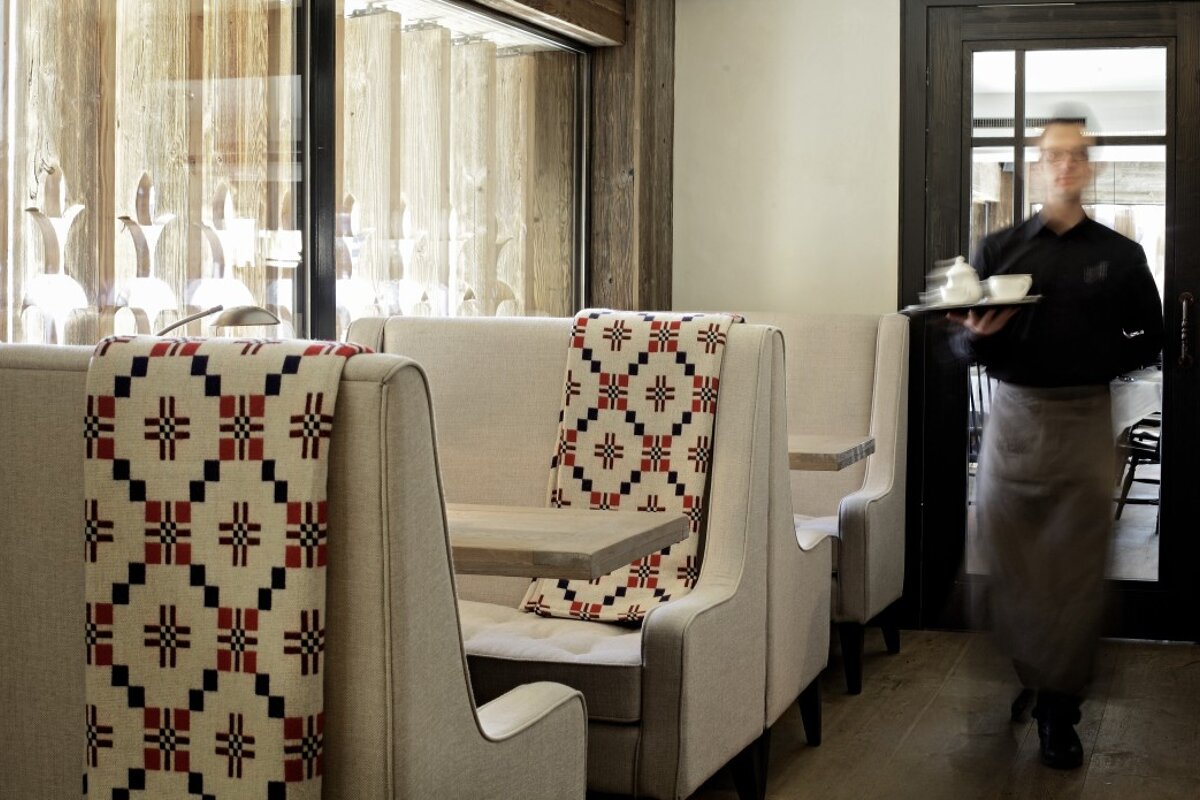 La Cordee Restaurant, Verbier interior