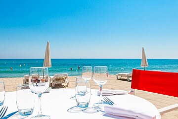Plage Tropicana Beach Club, Saint Tropez beach
