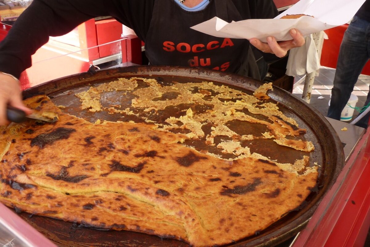 Traditional fast food - Socca