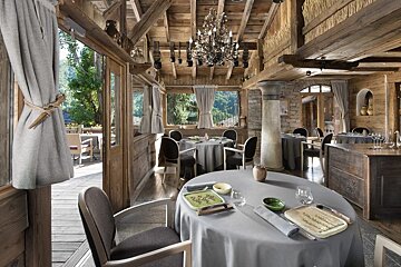 La Bouitte Restaurant, St Martin de Belleville interior