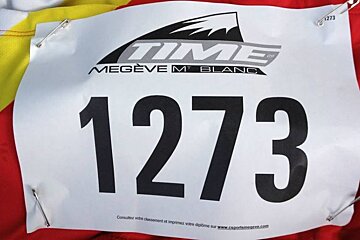 a picture of a race number for a road bike race