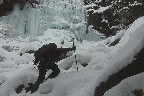 Ice climbing