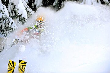man powder idris skis