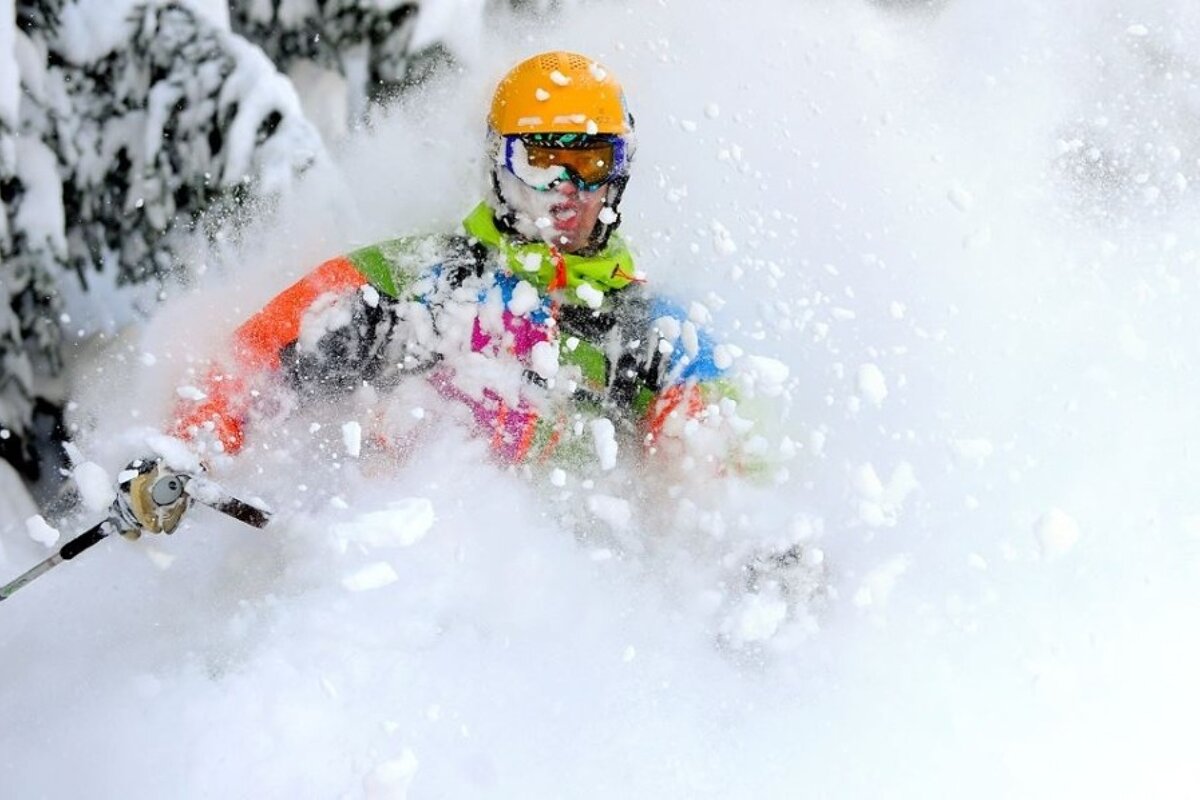 man powder idris skis