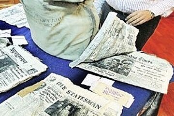 Documents found in mail bag on Mont Blanc after Air India Crash