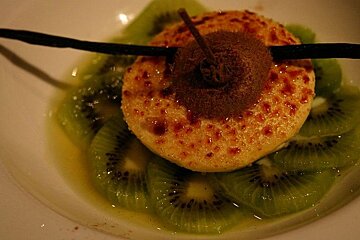 An image of a meal at a restaurant in Chamonix Mont Blanc