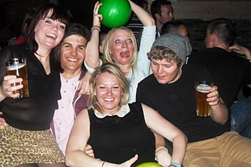an image of people out bowling