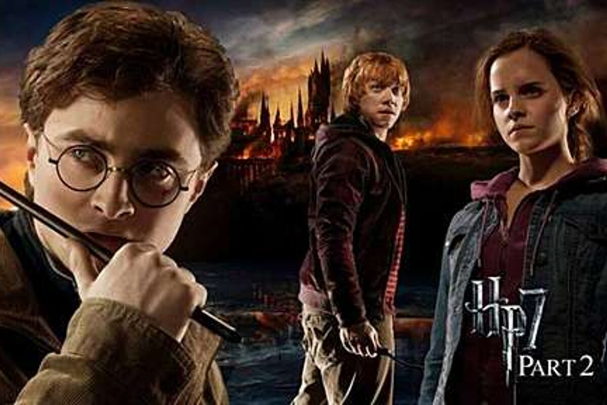 An image of a movie poster from Harry Potter and the Deathly Hallows Part Two