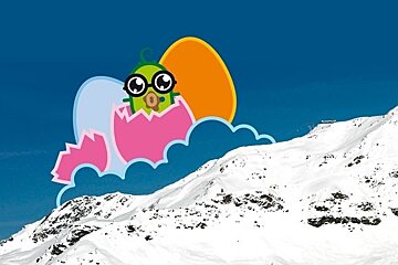 easter logo about a mountain