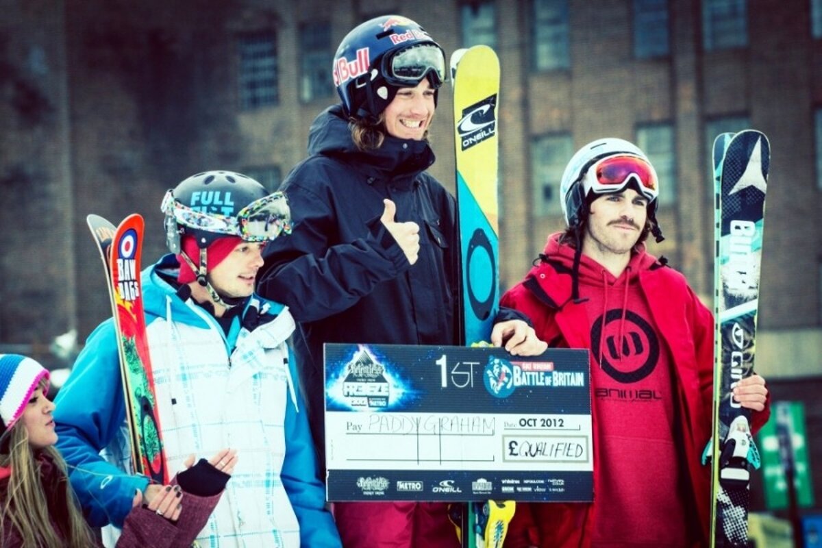 The Relentless Freeze Festival podium