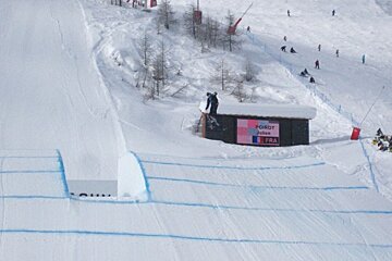 an image of a skier practicing freestyle