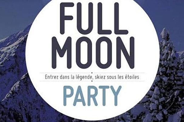 a poster for a party night on the mountain in deux alpes