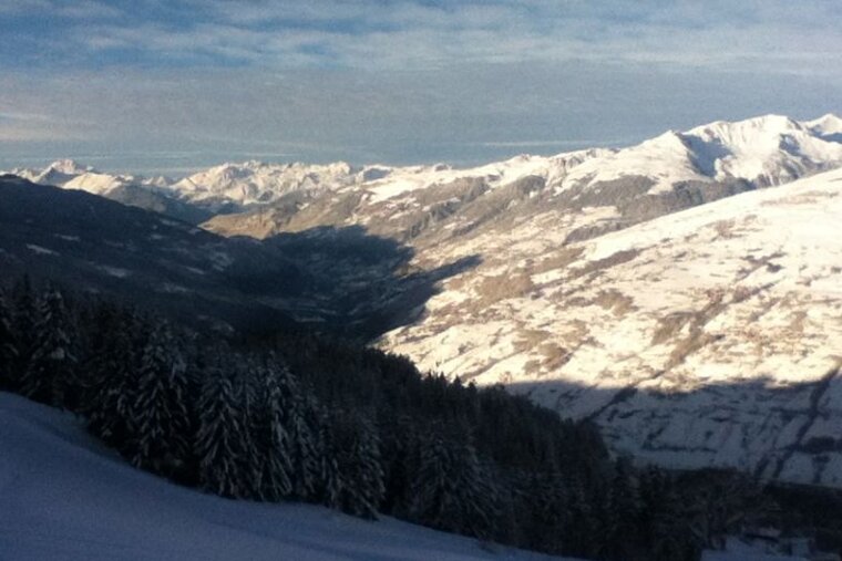 mountains and valley