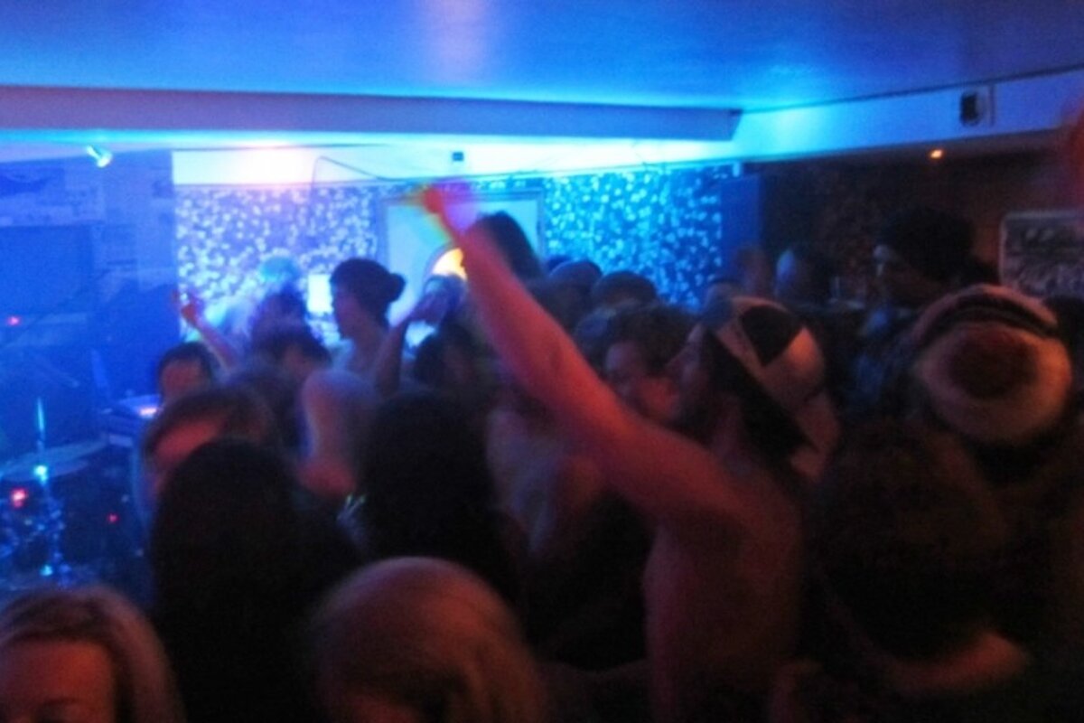 an image of people in a bar