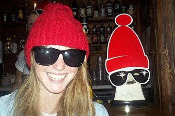 an image of a girl dressed up like la plagne dave