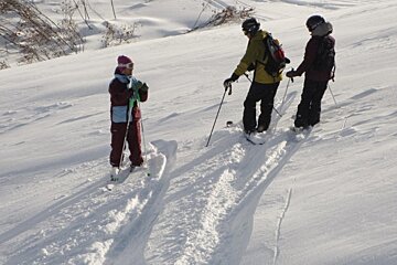 Marmalade ski lesson